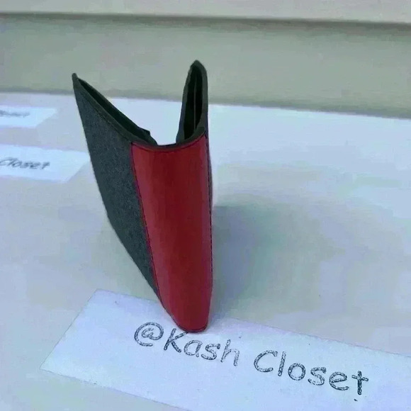 Michael Kors Mens Wallet Faux Leather Men Wallet MK Signature Flame - Picture 2 of 8